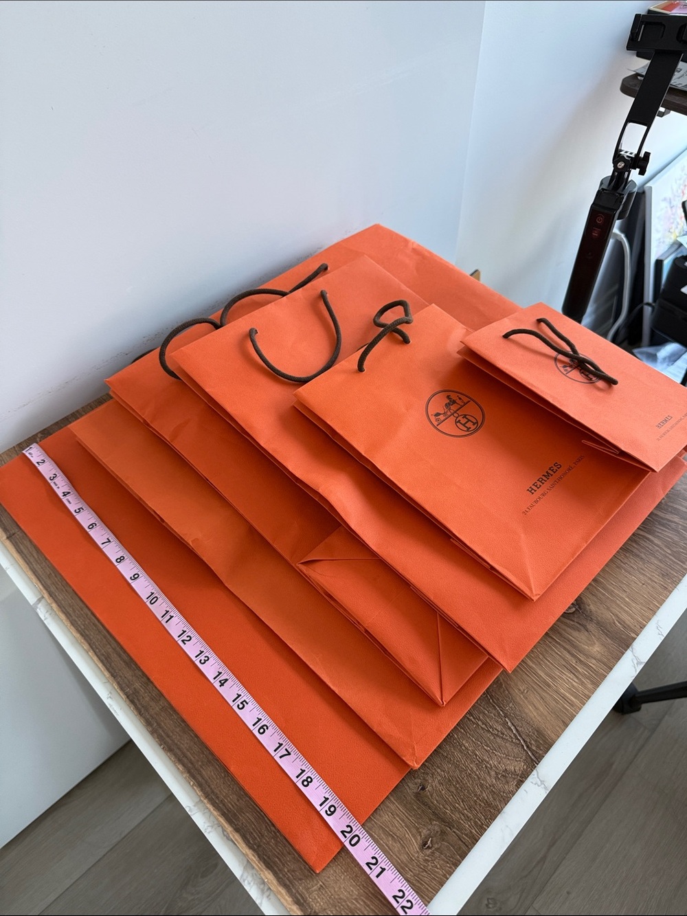 Orange Paper Shopping Bags - Pack of Luxury Gift Bags